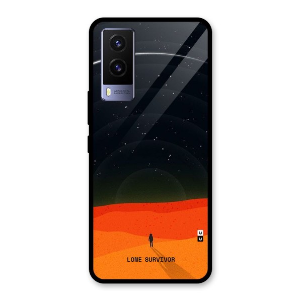 Lone Survivor Glass Back Case for Vivo V21e 5G