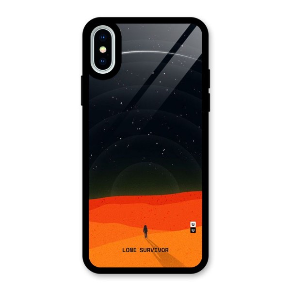 Lone Survivor Glass Back Case for iPhone X