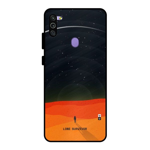 Lone Survivor Metal Back Case for Galaxy M11