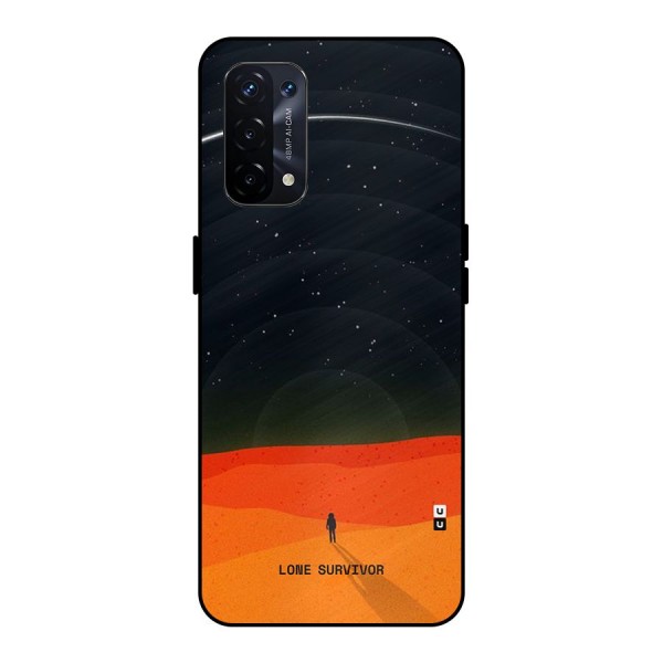 Lone Survivor Metal Back Case for Oppo A74 5G