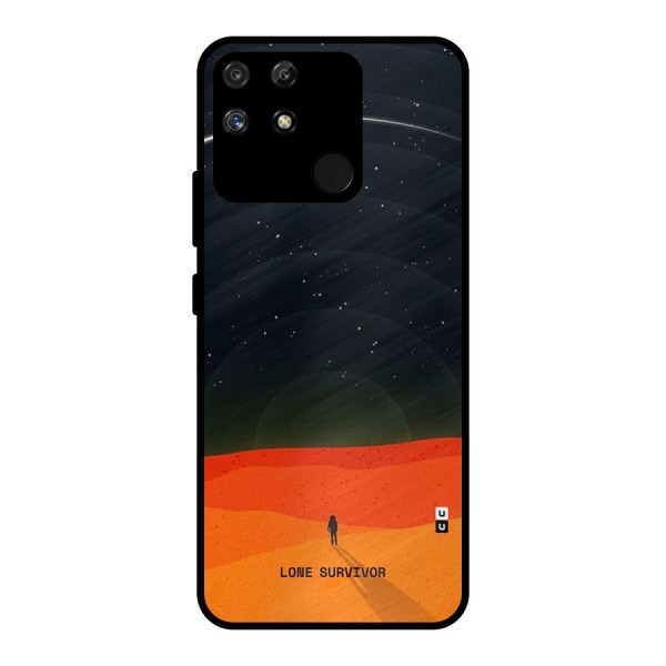 Lone Survivor Metal Back Case for Realme Narzo 50A