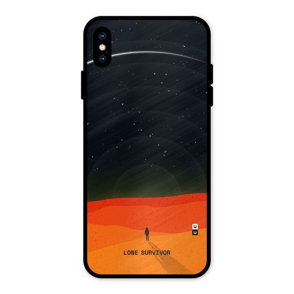 Lone Survivor Metal Back Case for iPhone XS Max