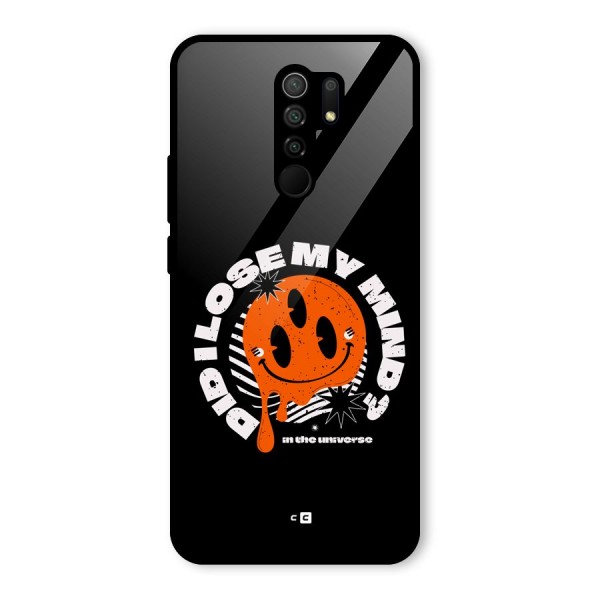 Loose My Mind Glass Back Case for Redmi 9 Prime