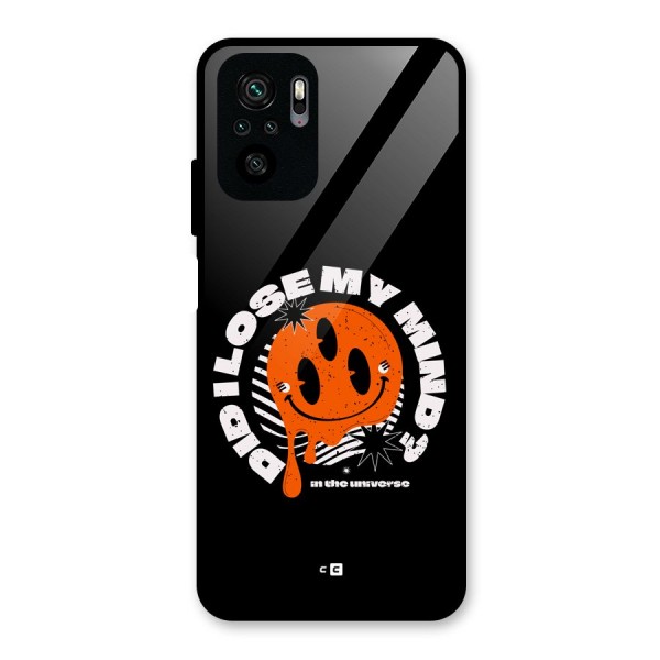 Loose My Mind Glass Back Case for Redmi Note 10