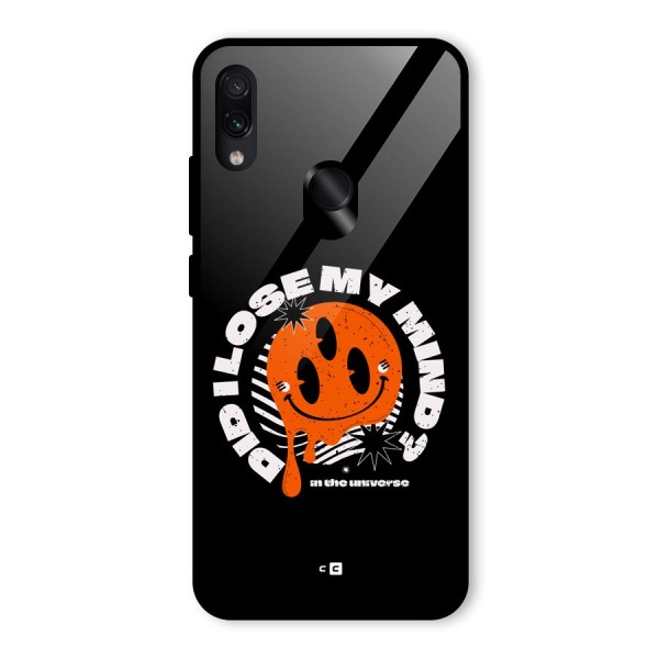 Loose My Mind Glass Back Case for Redmi Note 7