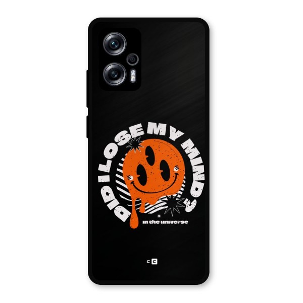 Loose My Mind Metal Back Case for Redmi K50i