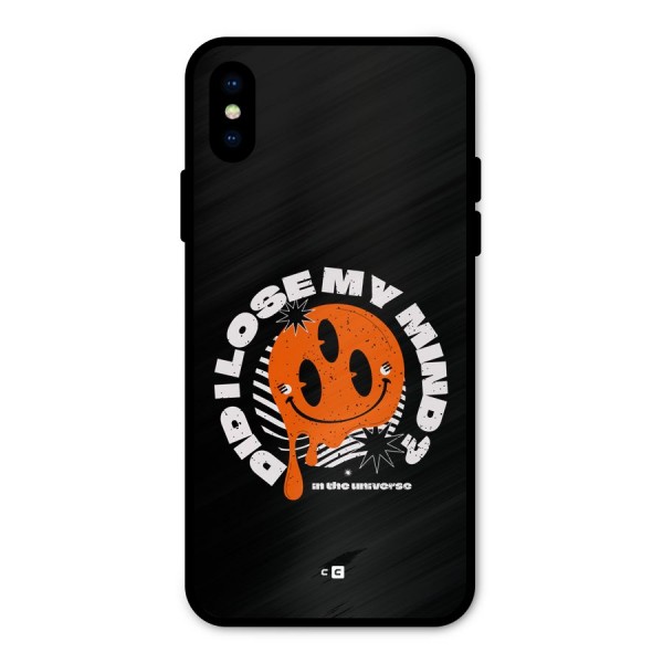 Loose My Mind Metal Back Case for iPhone X