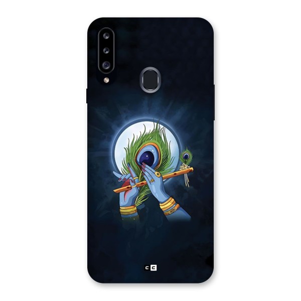 Lord Krishna Flute Back Case for Galaxy A20s