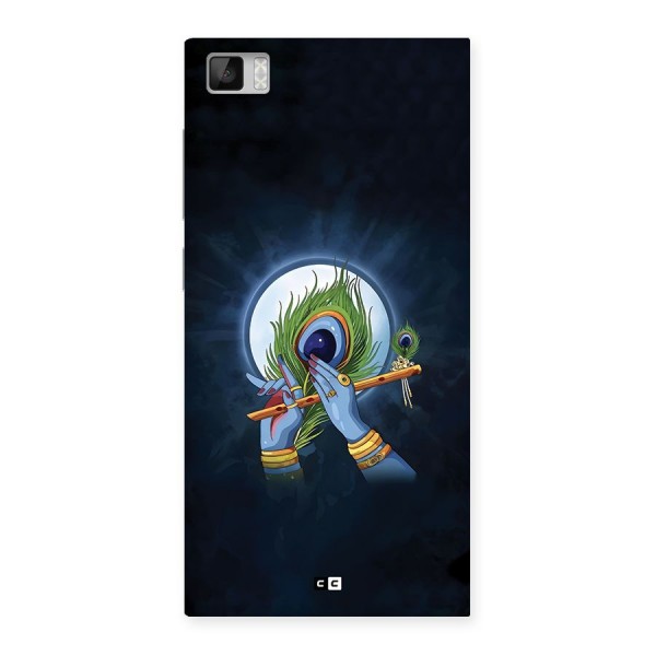 Lord Krishna Flute Back Case for Mi3