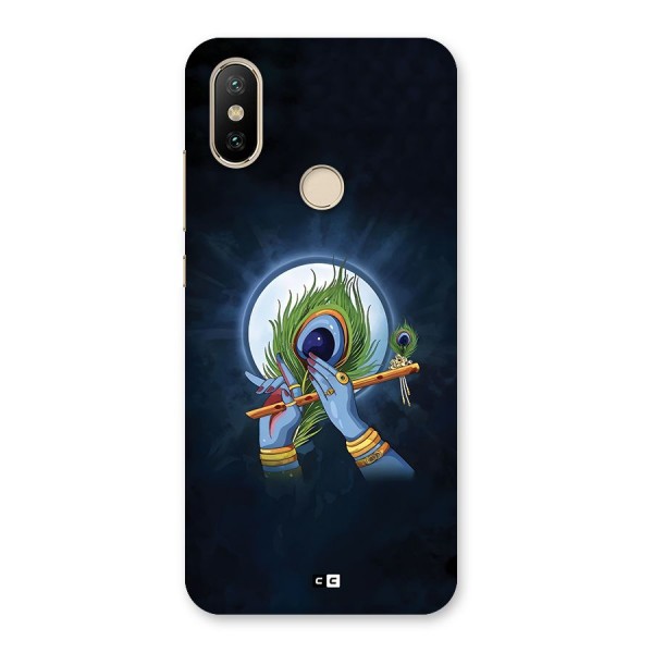 Lord Krishna Flute Back Case for Mi A2