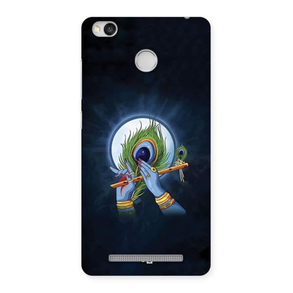 Lord Krishna Flute Back Case for Redmi 3S Prime