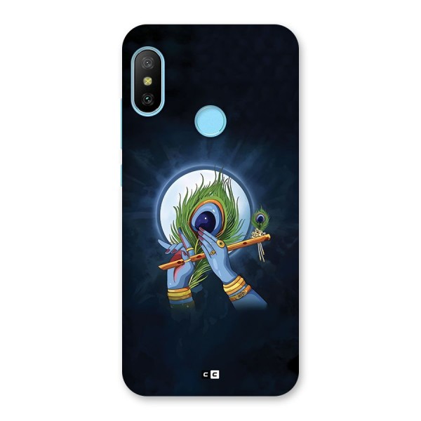 Lord Krishna Flute Back Case for Redmi 6 Pro