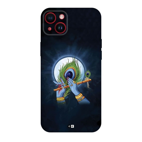 Lord Krishna Flute Back Case for iPhone 14 Plus