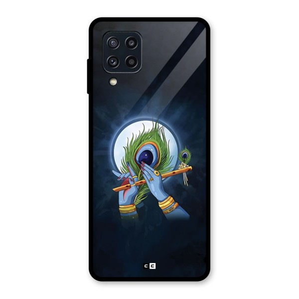 Lord Krishna Flute Glass Back Case for Galaxy M32