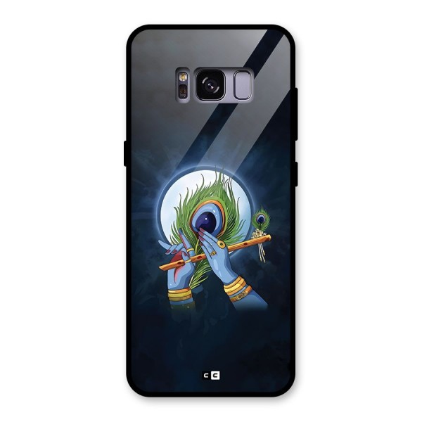 Lord Krishna Flute Glass Back Case for Galaxy S8