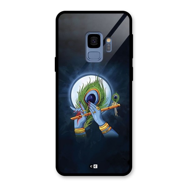 Lord Krishna Flute Glass Back Case for Galaxy S9