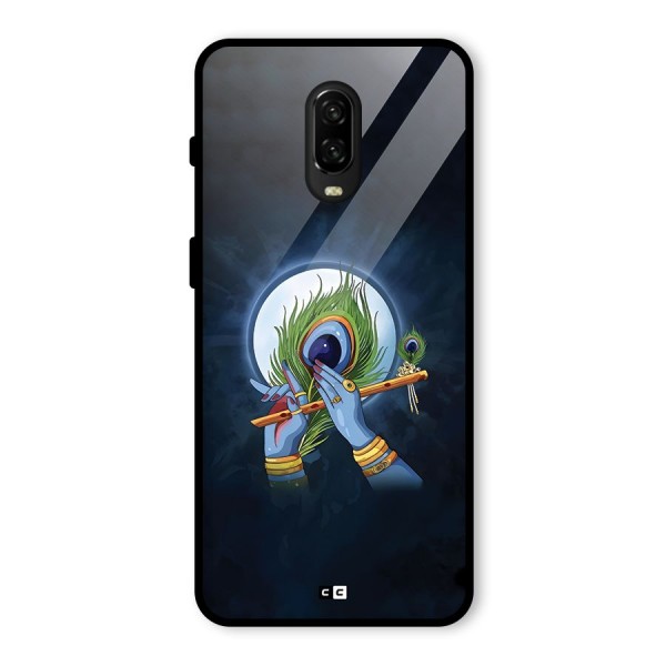 Lord Krishna Flute Glass Back Case for OnePlus 6T