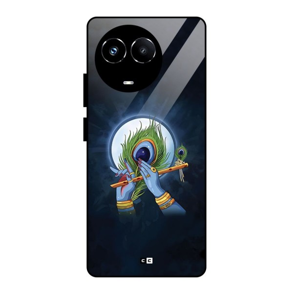 Lord Krishna Flute Glass Back Case for Realme 11X