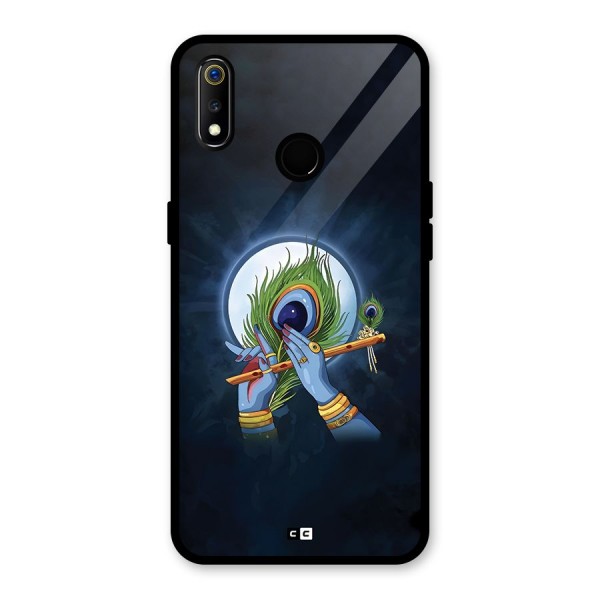 Lord Krishna Flute Glass Back Case for Realme 3i