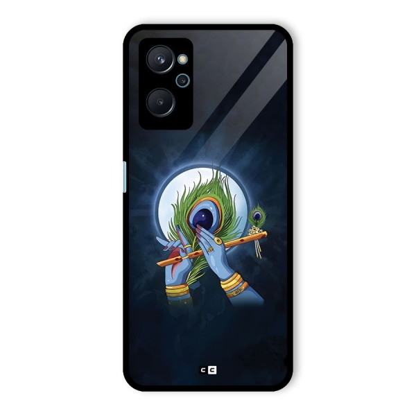 Lord Krishna Flute Glass Back Case for Realme 9i