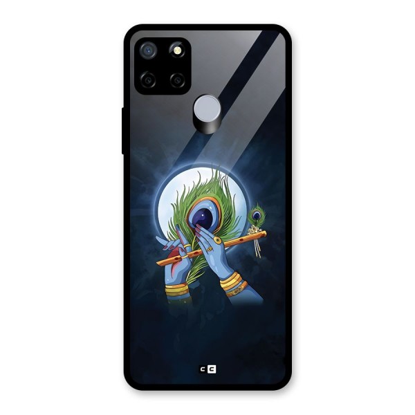 Lord Krishna Flute Glass Back Case for Realme C15