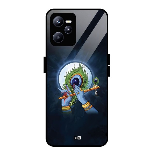 Lord Krishna Flute Glass Back Case for Realme C35