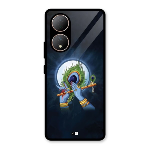 Lord Krishna Flute Glass Back Case for Vivo T2