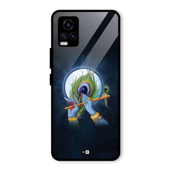 Lord Krishna Flute Glass Back Case for Vivo V20