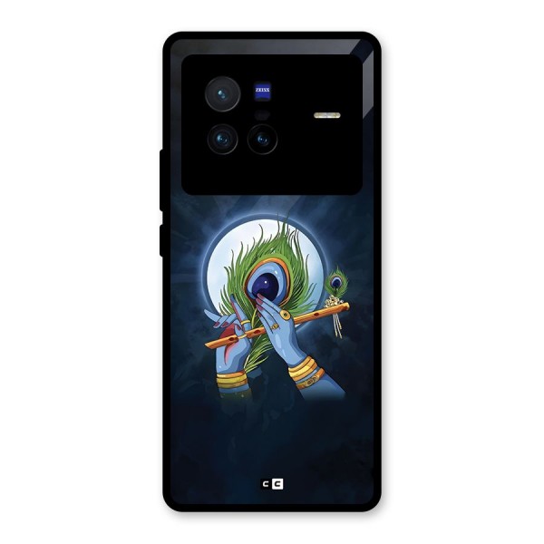 Lord Krishna Flute Glass Back Case for Vivo X80