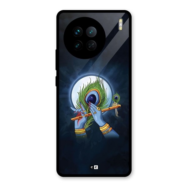 Lord Krishna Flute Glass Back Case for Vivo X90