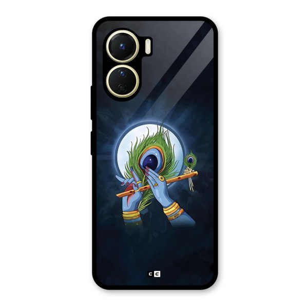 Lord Krishna Flute Glass Back Case for Vivo Y16