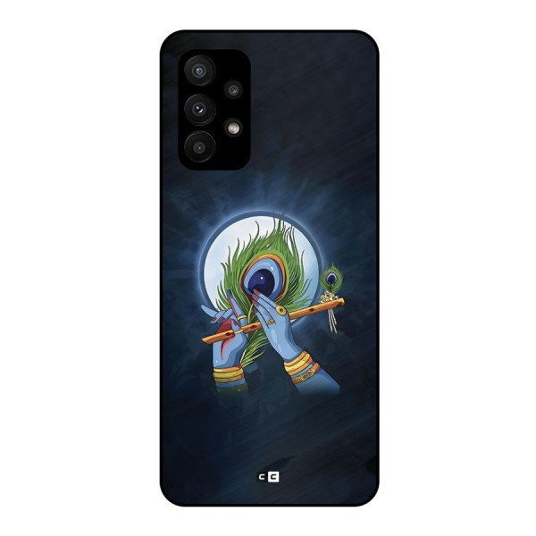 Lord Krishna Flute Metal Back Case for Galaxy A23