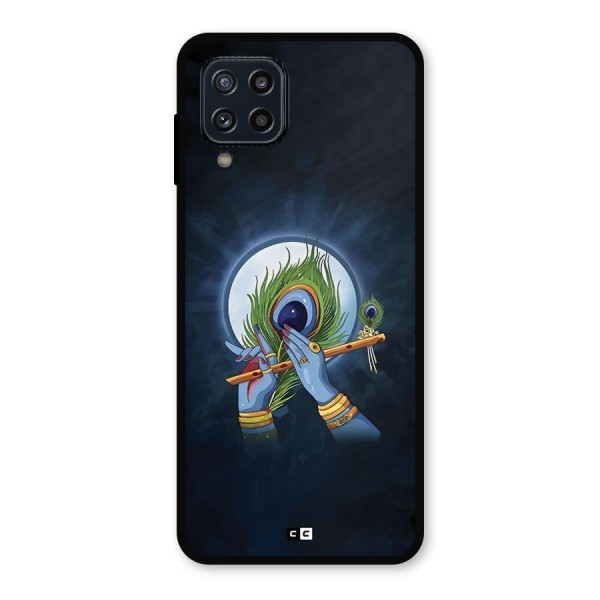 Lord Krishna Flute Metal Back Case for Galaxy M32