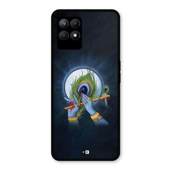 Lord Krishna Flute Metal Back Case for Realme 8i