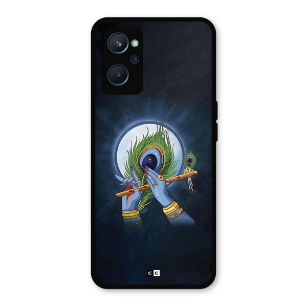 Lord Krishna Flute Metal Back Case for Realme 9i