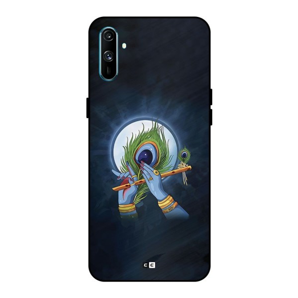 Lord Krishna Flute Metal Back Case for Realme C3