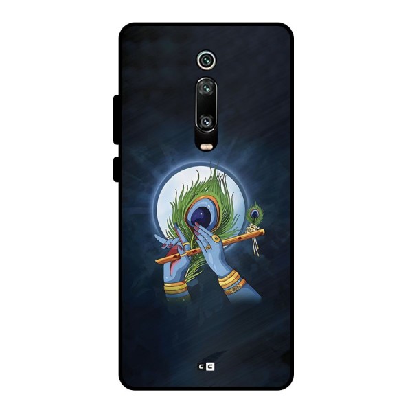 Lord Krishna Flute Metal Back Case for Redmi K20