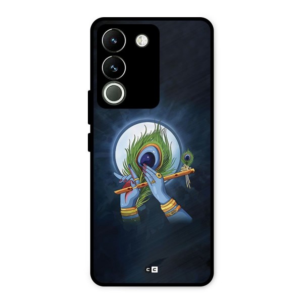 Lord Krishna Flute Metal Back Case for Vivo Y200