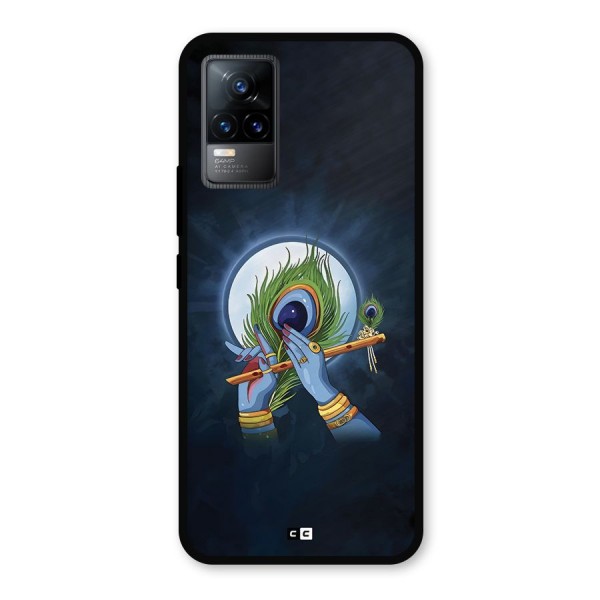 Lord Krishna Flute Metal Back Case for Vivo Y73