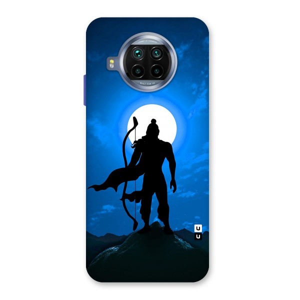 Lord Ram Illustration Glass Back Case for Mi 10i