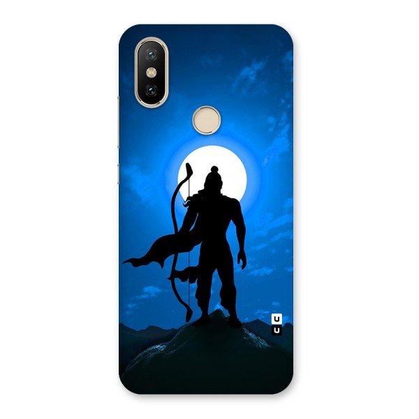 Lord Ram Illustration Back Case for Mi A2