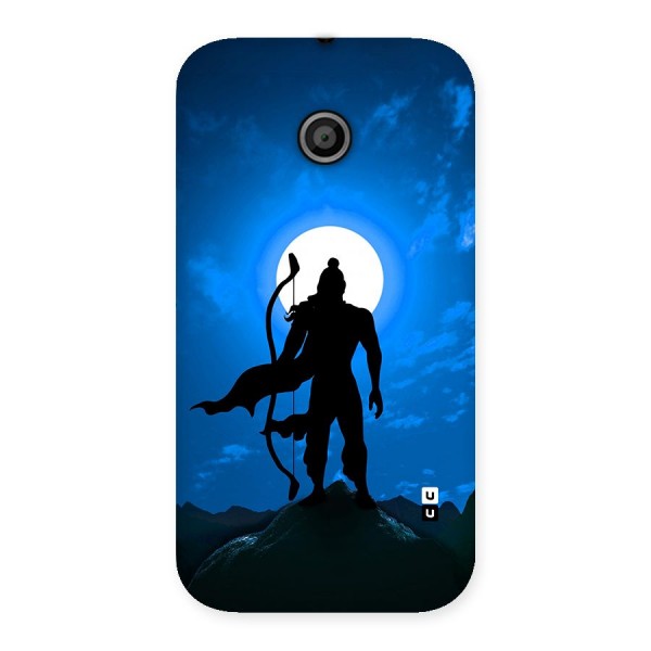 Lord Ram Illustration Back Case for Moto E