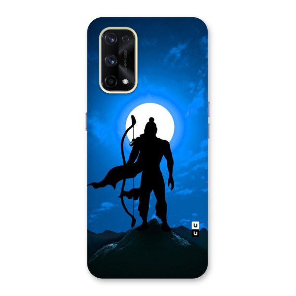 Lord Ram Illustration Glass Back Case for Realme X7 Pro