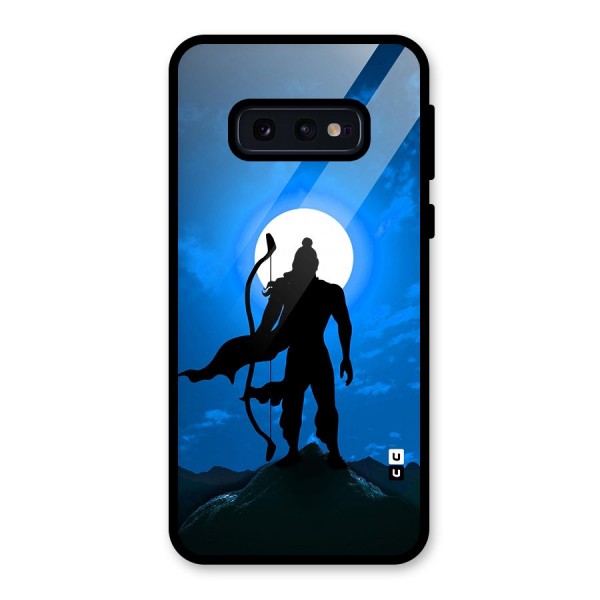 Lord Ram Illustration Glass Back Case for Galaxy S10e