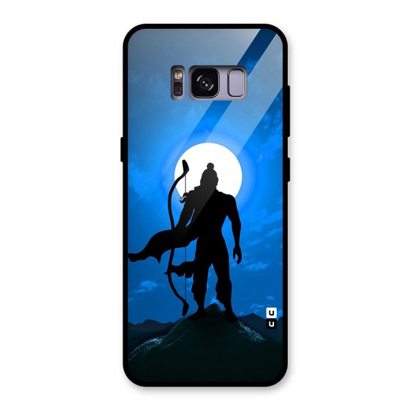 Lord Ram Illustration Glass Back Case for Galaxy S8