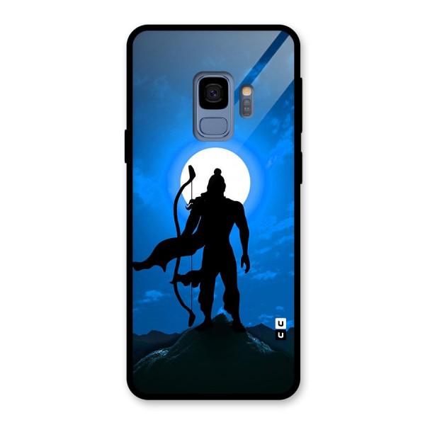 Lord Ram Illustration Glass Back Case for Galaxy S9