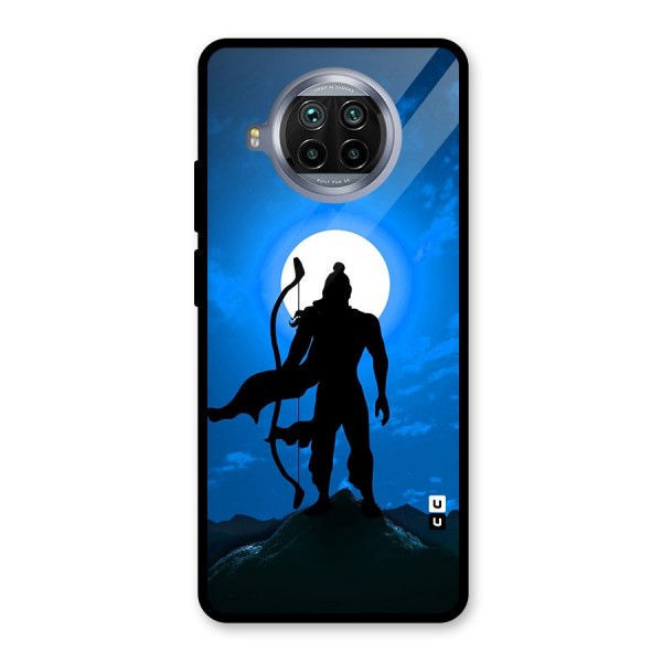 Lord Ram Illustration Glass Back Case for Mi 10i