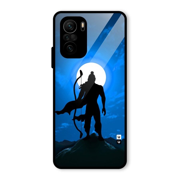 Lord Ram Illustration Glass Back Case for Mi 11x