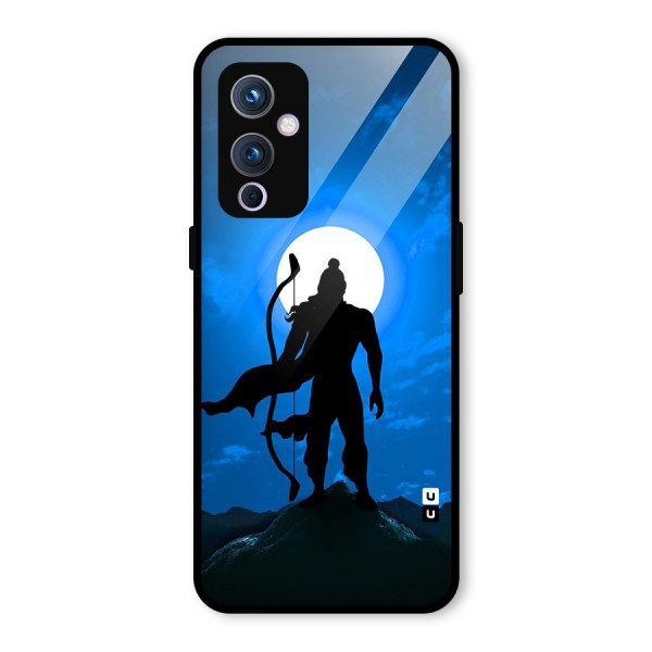 Lord Ram Illustration Glass Back Case for OnePlus 9