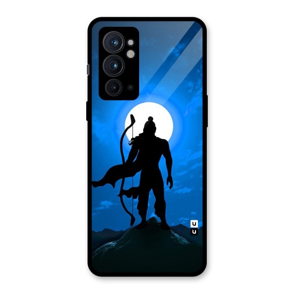 Lord Ram Illustration Glass Back Case for OnePlus 9RT 5G